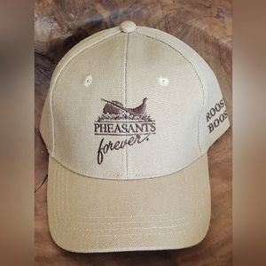 Pheasants Forever "Rooster Booster" Tan Trucker Cap